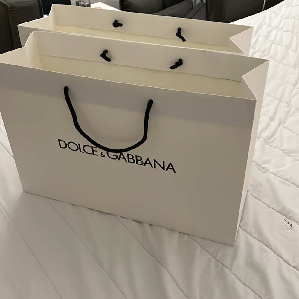 D&G shopping bags